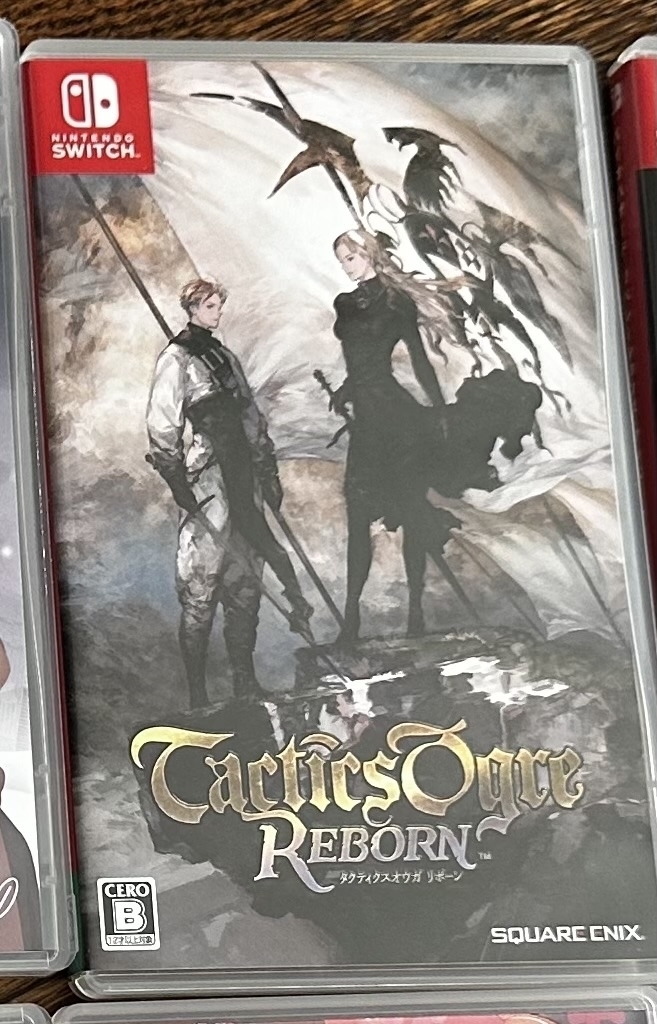 Box for the Japanese version of Tactics Ogre Reborn 