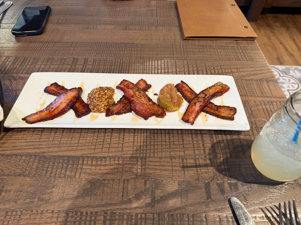 Bacon sampler from The Farmhouse in Indiana